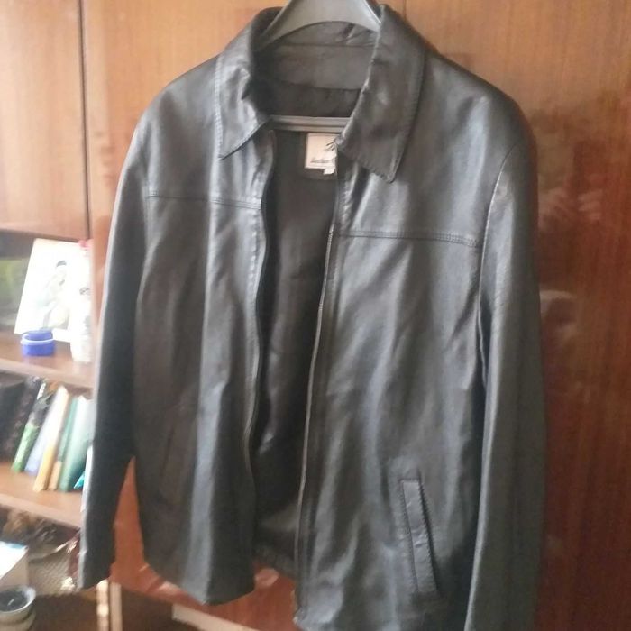 Мъжко яке от естествена кожа