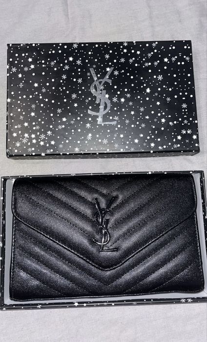 Saint Lauren ysl leather wallet