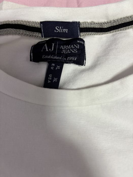 Оригинална мъжка тениска Armani Jeans , XL, Slim