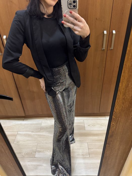 Дамски панталон с пайети