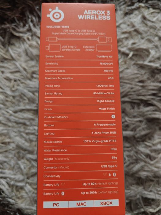 Steelseries Aerox 3 Wireless