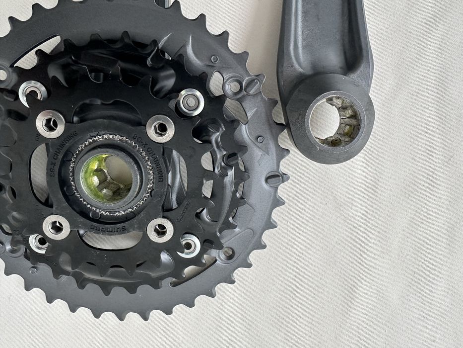 Shimano Alivio fc-m4000-комплект курбели