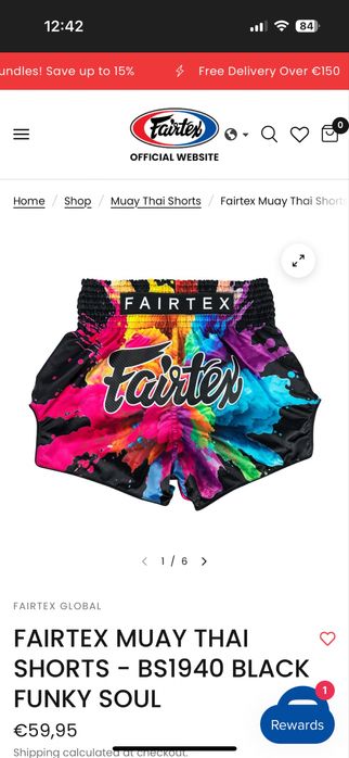 Шорти Fairtex за муай тай