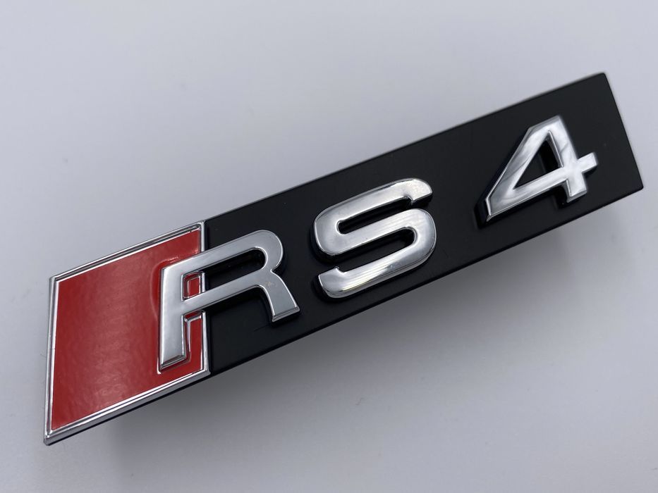 Emblema Audi RS 4 grila crom