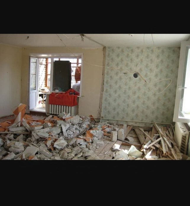 Демонтаж сломать и Уборка