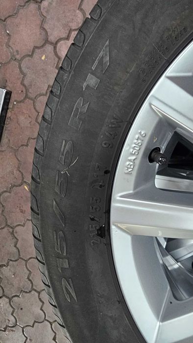 JANTE VW cu anvelope 215/55/17   vara