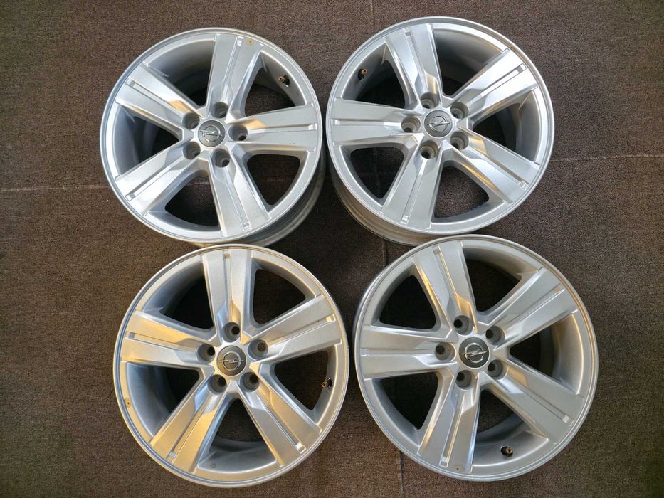 4 Jante Aliaj 5x105 16'' OEM OPEL Mokka Opel Astra J Benzina - Astra K - 6,5J ET 38 + Senzori Presiune OEM OPEL !