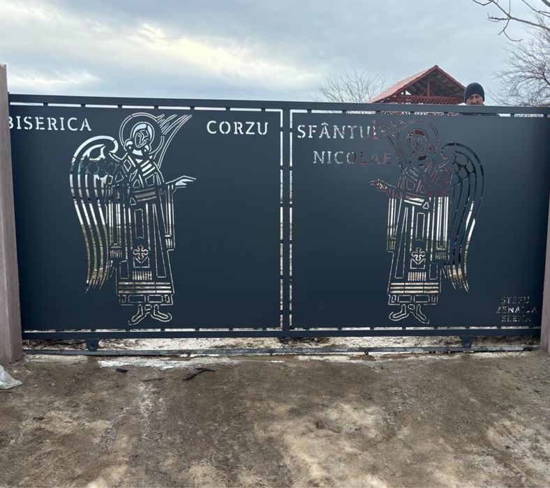 Porti, Gard, Balustrade decupate, jaluzele,sablate,electrostati