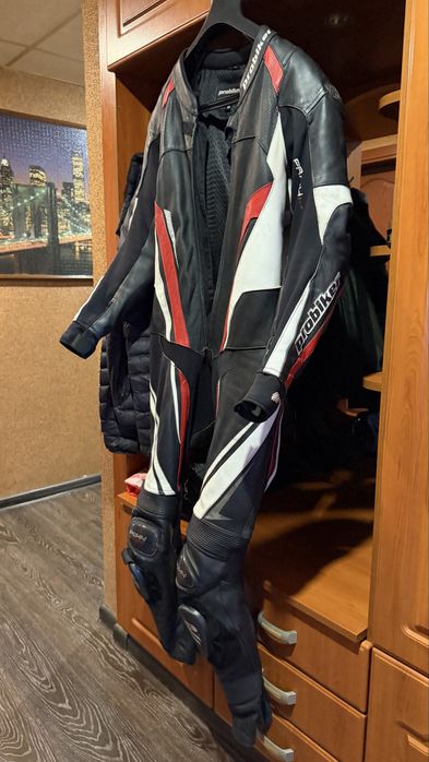 Мъжки кожен мото екип probiker размер 54