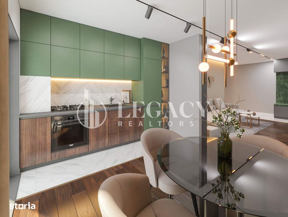 Apartament 2 camere, tip 1A, 1B, 8A, 8B - Copou Garden Residence