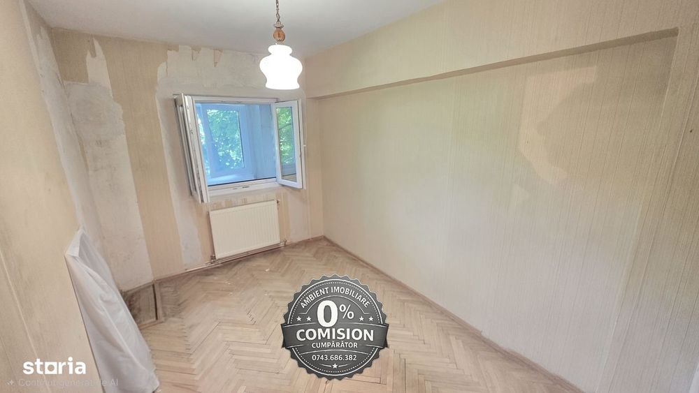 Apartament cu 3 camere, etaj 1 (parter cu demisol), VASLUI zona CENTRU