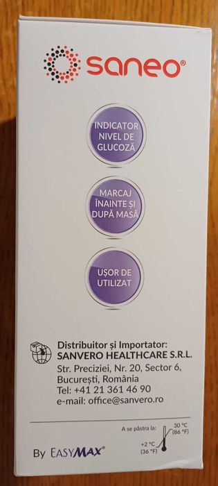Glucometru fără cod, memorie mare capacitate măsurare precisă glicemie