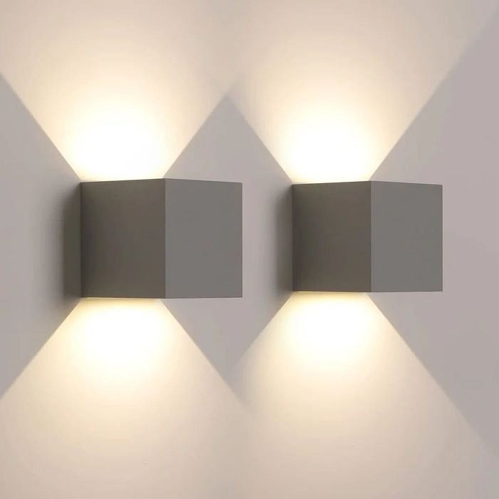 LED фасадна лампа-модерна, водоустойчива стенна лампа с регулируем лъч