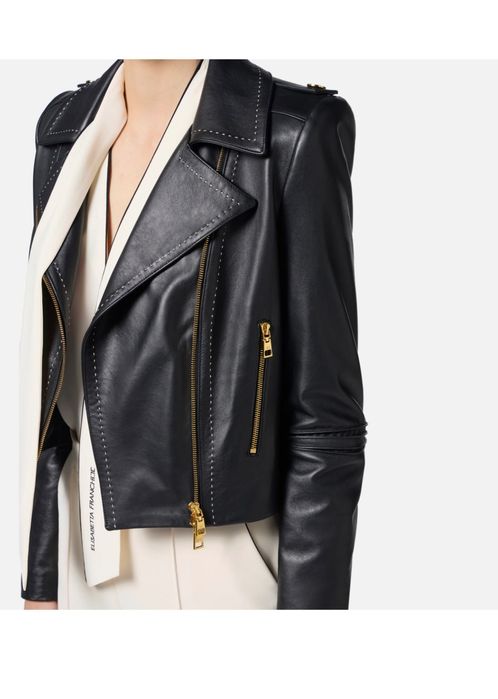 Geaca de piele Elisabetta Franchi