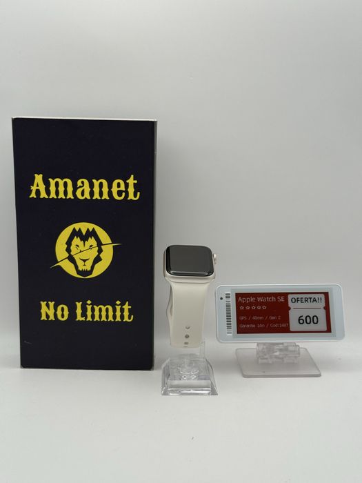 Apple Watch SE 2 40mm Ca Nou Baterie 100% Garantie 12 Luni , AMANET NO LIMIT.