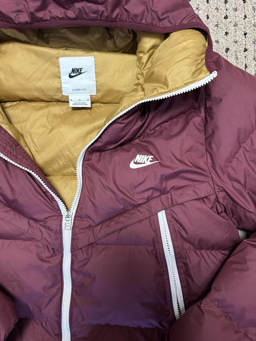 Geaca Nike M Puffer Burgundy/Gold
