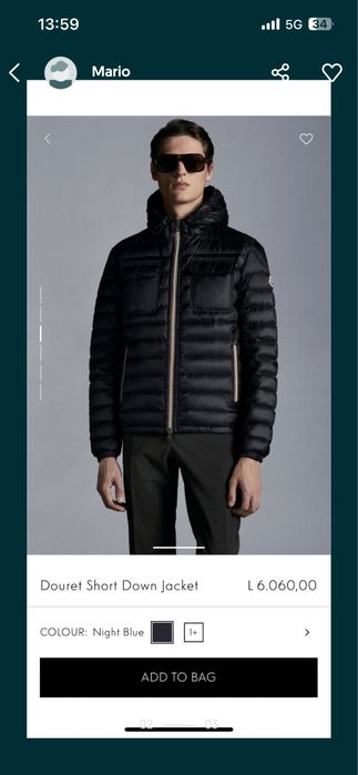 Geaca Moncler Douret nr2 barbat originala!