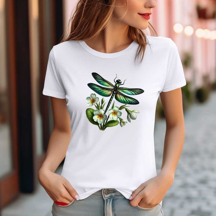 Дамска тениска с цветя, Пролетни модели, Цветя