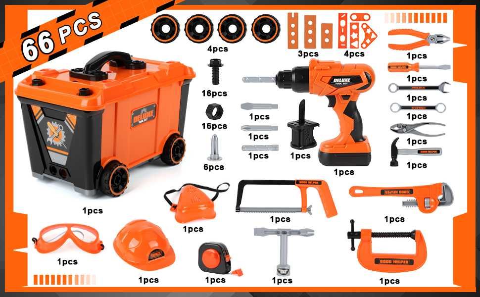 Детски комплект с инструменти My First Tool Box Deluxe