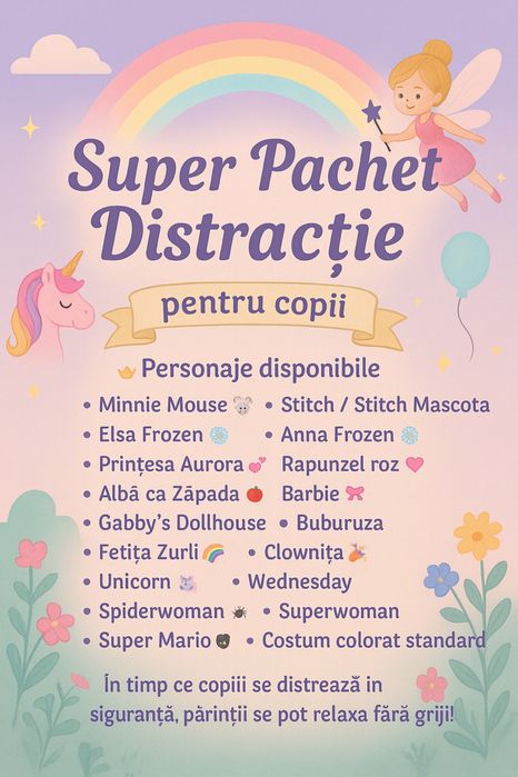 Animator petreceri copii - Prahova