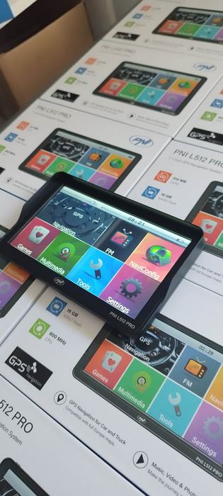 PNI L512 Prob- ecran 7"- cel mai rapid gps cu setari camion