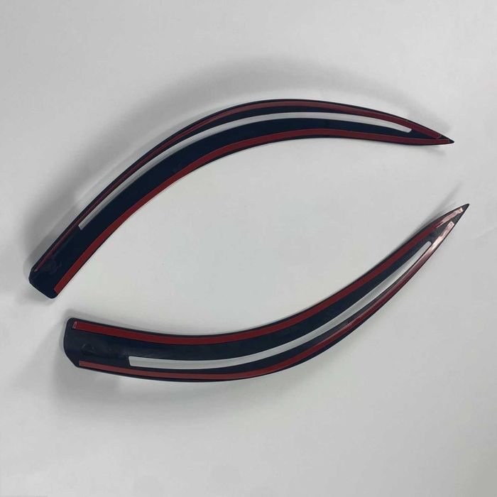 Set 2 Pleoape Faruri Far BMW Seria 5 E60 E61, 2003-2010, Negru Lucios