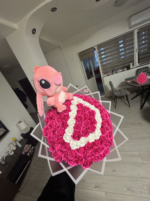 Buchet Trandafiri / Stitch / Sclipici