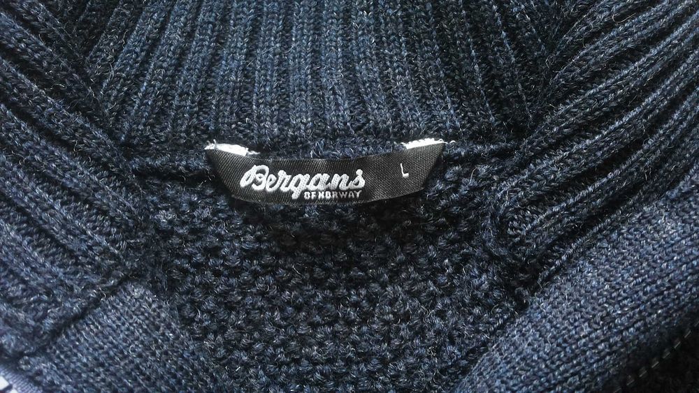 Bergans of NORWAY ULRIKEN JUMPER 100% Merino Wool размер L блуза 100% Мерино вълна - 2529