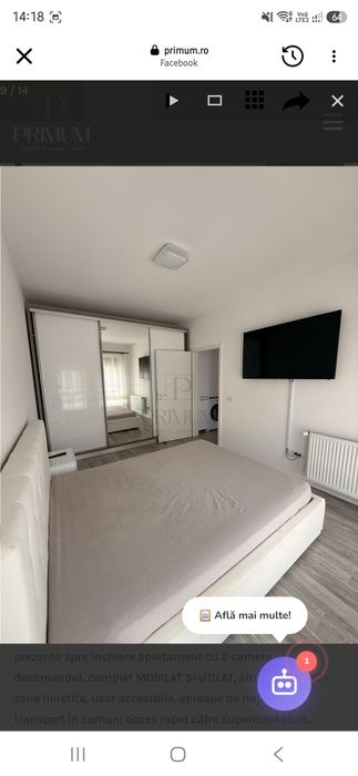 Închiriez apartament cu 2 camere decomandat. Disponibil imediat! Mai multe detalii in privat!