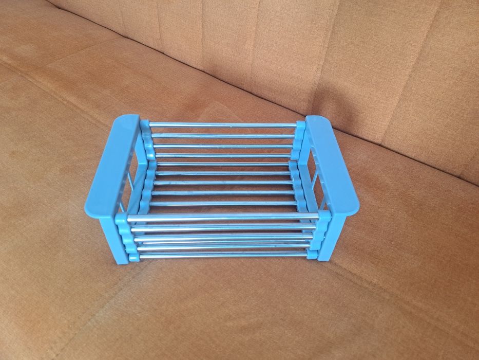 Сушилник разтегателен за мивка, неръждаема стомана/ 29-47,5