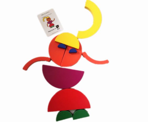 Circle Set KidPik Montessori  Монтесори ТОП дървени материали от MDF