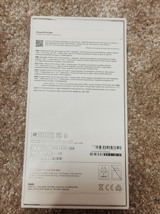 IPHONE 16 Pro Max 1 TB , Desert Titanium