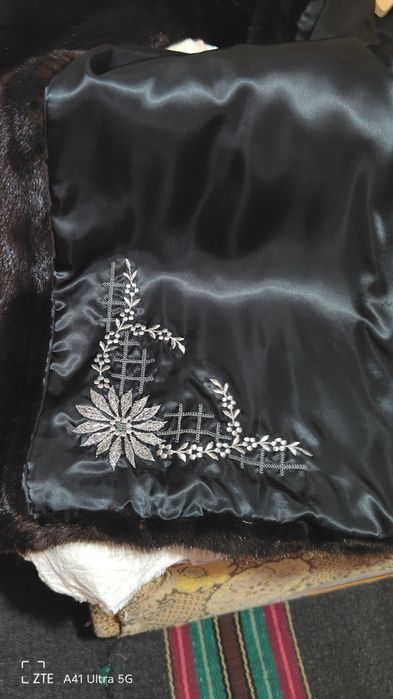 Дамско палто от цели кожи визон