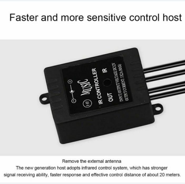 Kit Banda Led Rgb Interior Auto Lumini Ambientale picioare  48 Led