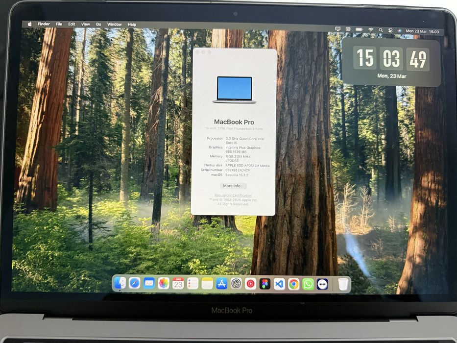 Macbook Pro 13.3” 400 de cicluri