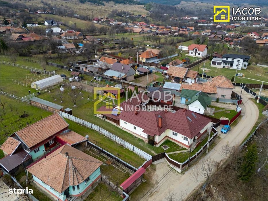 Casa, anexe, 3762 mp teren, 25000 mp padure, Comanesti, jud. Bacau