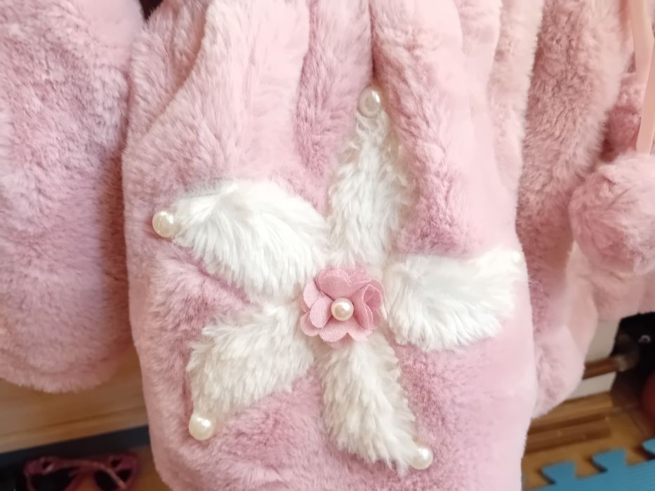 Vand haina imitatie de blana pentru fetite 2-3 ani