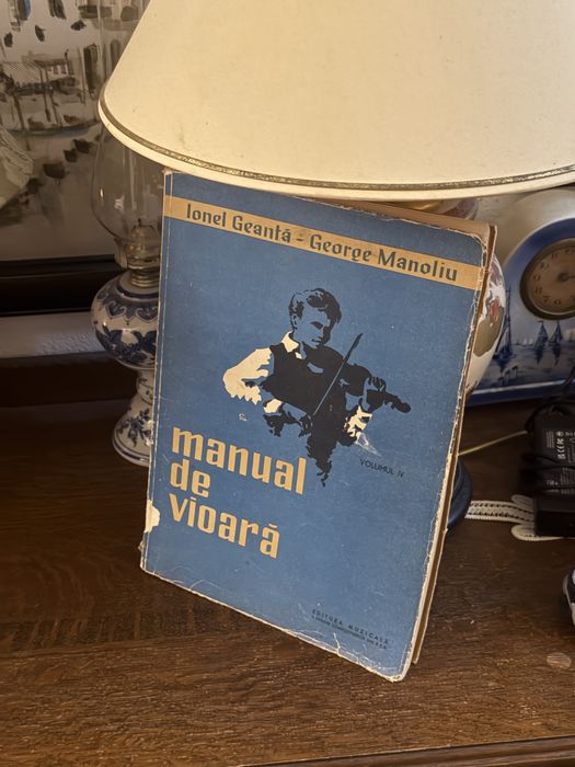 Manual de vioara carte retro vintage clasica