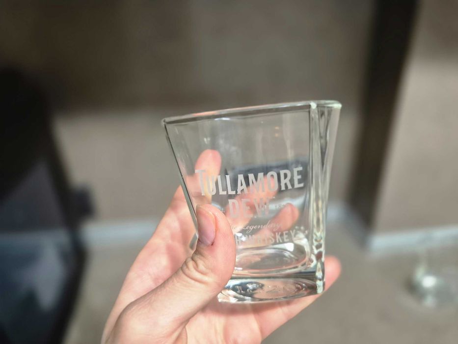 Стъклени чаши за уиски Ballantines, The Famous Grouse, Tullamore Dew