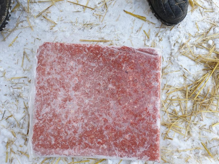 Фарш куриный с перемолотой костью для собак