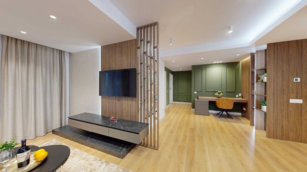 Apartament LUX - 110 mp + terase 50 mp + statie incarcare masini electrice
