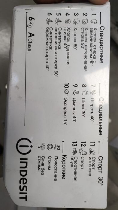 Дверца от стиральной машины Indezit