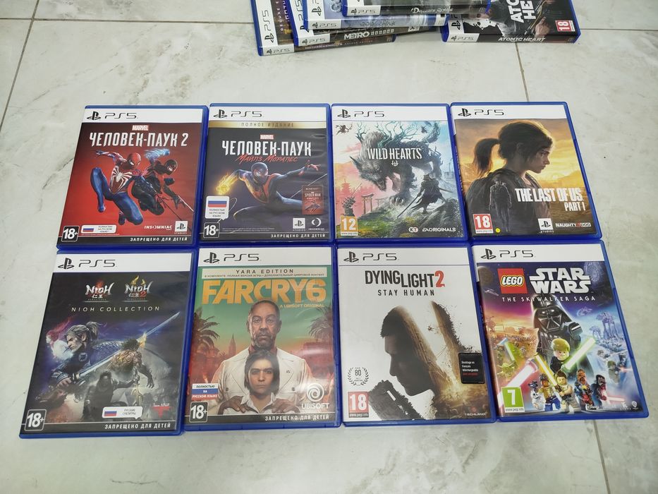 Диски PlayStation 5 игры ps5