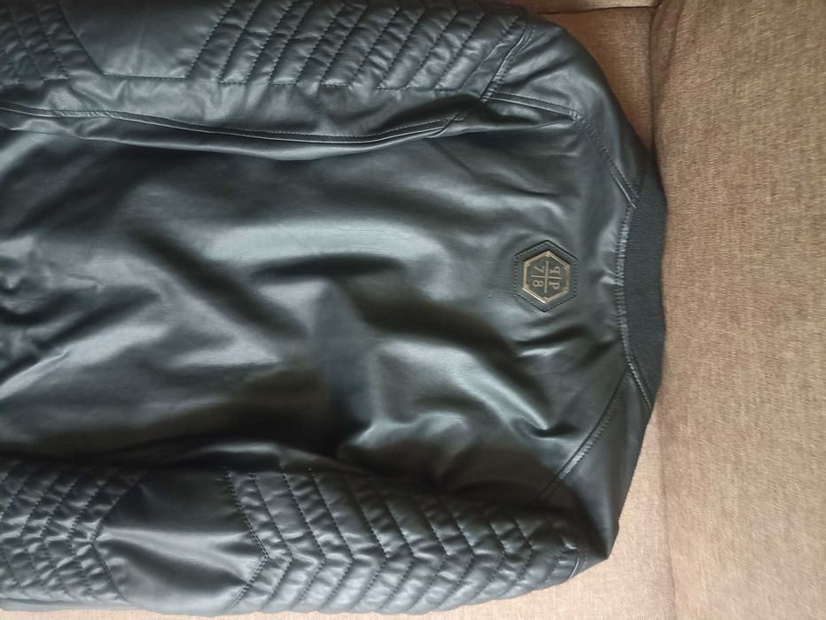 Мъжко кожено яке Philipp Plein       ПРОМО!!!