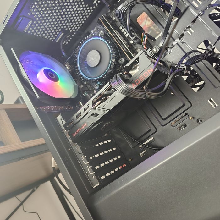 PC calculator gaming gen 14 i3 14100f AMD Rx 6500xt 8gb ram Aqirys