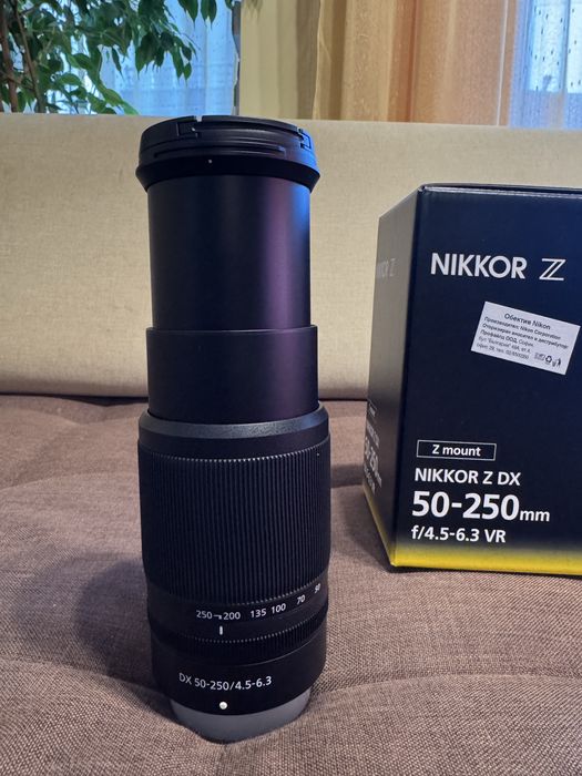 Продавам обектив Nikon Nikkor Z DX 50-250