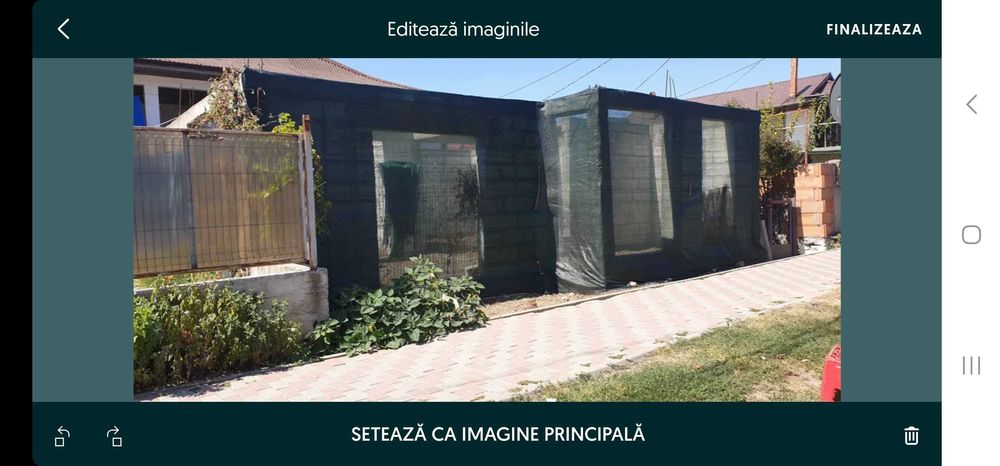 Inchiriez casa neterminata de 75m2 pe teren de 130m2 pe dn39 loc.2 mai