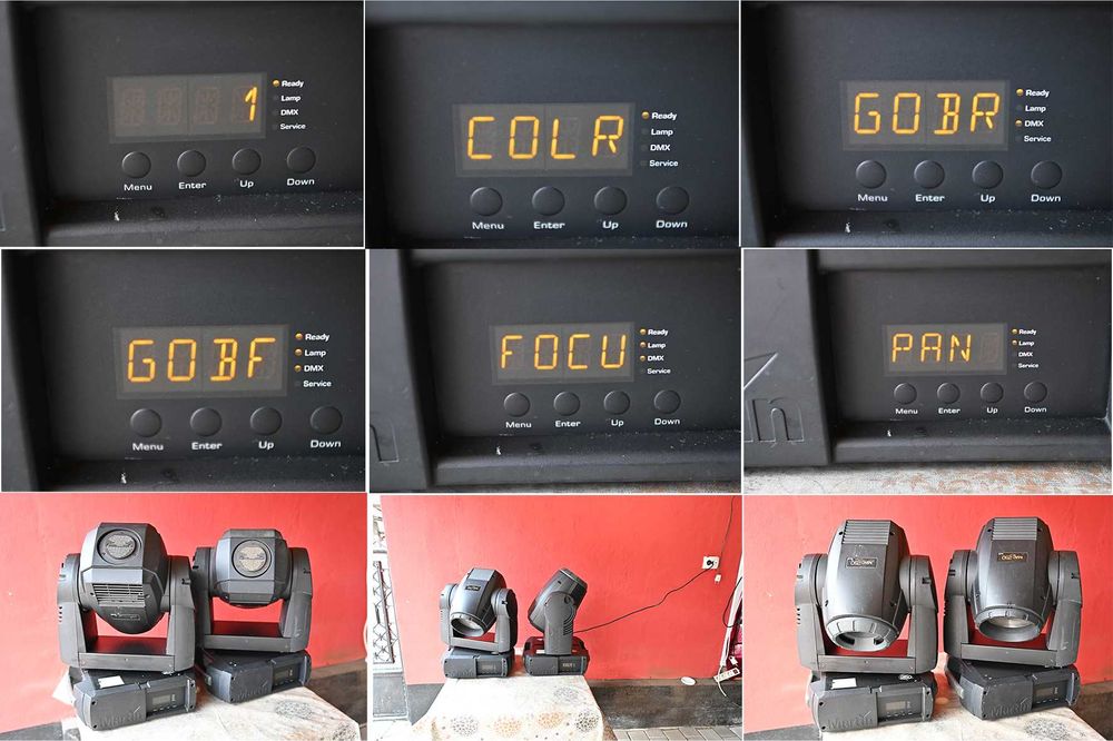 Vand 4 proiectoare profesionale MARTIN MAC 250 ENTOUR.