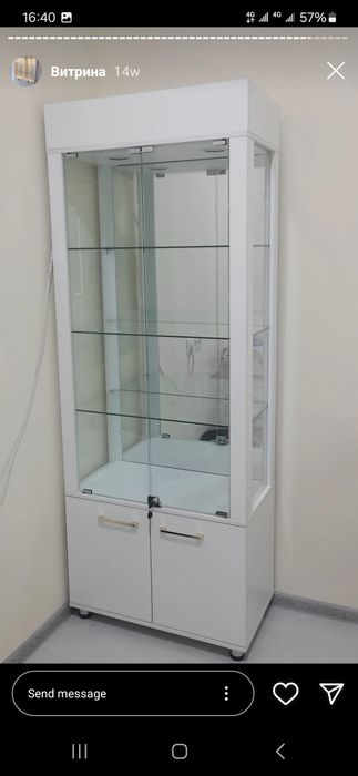 Vitrina sotiladi mahsulat yangi ishlab chiqarish