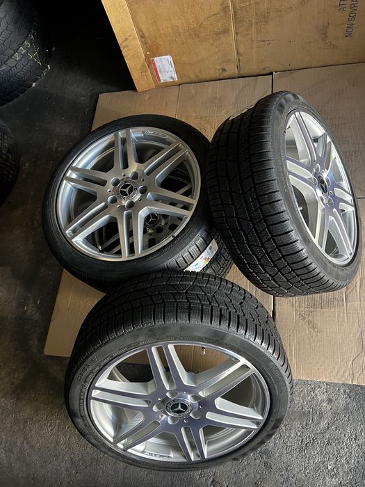 Jante NOI Mercedes C , E classe AMG A2074011302 18 inch’ + anvel iarna NOI 235/40/18 , Continental  !